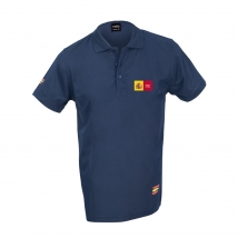 Camisa Polo Azul para Marca España