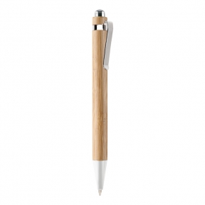 Bolígrafo automático de bambú
