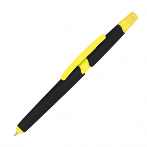 Bolígrafo de plástico con marcador