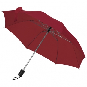 Paraguas plegable, estuche de nylon.