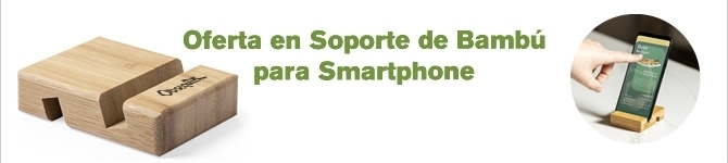 Oferta en Soporte de Bambú para Smartphone