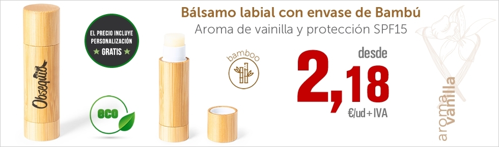 Oferta en Bálsamo labial envase de Bambú