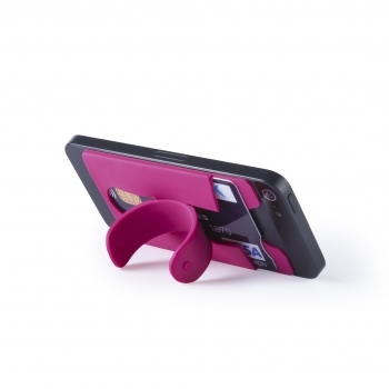 Funda multiusos de silicona con adhesivo permanente para smartphone