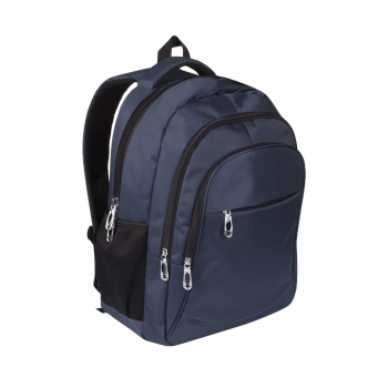 Mochila de nylon 600D con 4 bolsillos exteriores, portátil 15