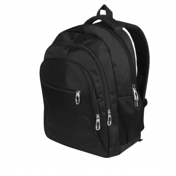 Mochila de nylon 600D con 4 bolsillos exteriores, portátil 15
