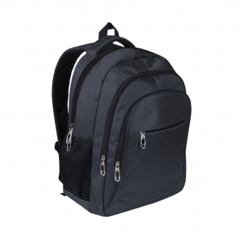 Mochila de nylon 600D con 4 bolsillos exteriores, portátil 15