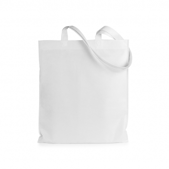Bolsa de material mixto asas largas 36×40 cm tote versátil