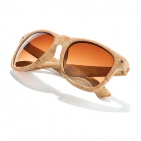 Gafas de sol de imitación de madera