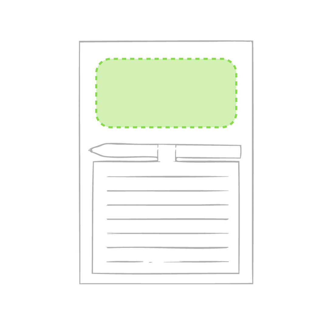 Imán decorativo para nevera con bloc de notas 40 hojas