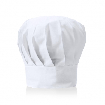 Gorro de cocina de algodón y poliéster TC con cinta ajustable