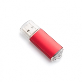 Memoria USB barata de plástico con cobertura de aluminio 1GB-32GB