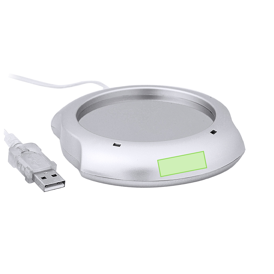 Calentador de tazas USB para escritorio con placa térmica