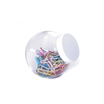 Portaclips magnético con 100 clips metálicos incluidos