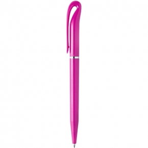 Bolígrafo de color con clip curvado