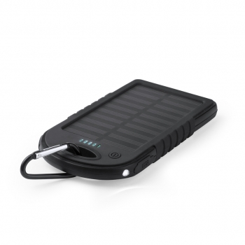 Powerbank con carga solar de 4000 mAh y autonomía sin corriente eléctrica