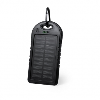 Powerbank con carga solar de 4000 mAh y autonomía sin corriente eléctrica