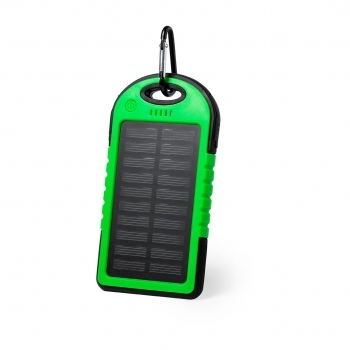 Powerbank con carga solar de 4000 mAh y autonomía sin corriente eléctrica