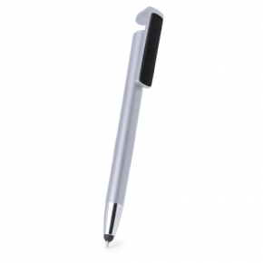 Bolígrafo puntero y soporte con clip limpia-pantallas