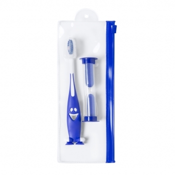 Set cepillo de dientes con reloj de arena 2 minutos