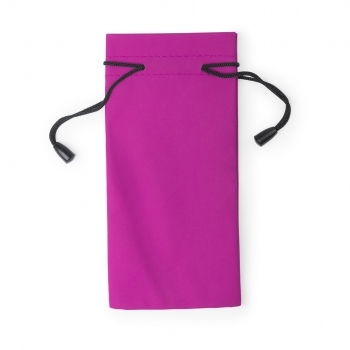 Funda para gafas de sol en suave PU con cordones de autocierre en amplia gama de colores — 9x18 cm