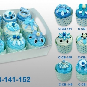 Set 12 Cajas Cupcakes Pastelito + Display (1,08€ / Unid)