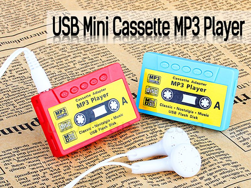 Reproductor MP3 Cassette Retro En Caja