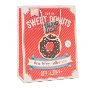 Bolsa Papel Sweet Donuts - 33 X 26 X 12 Cm