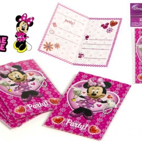 Pack 10 Invitaciones Minnie