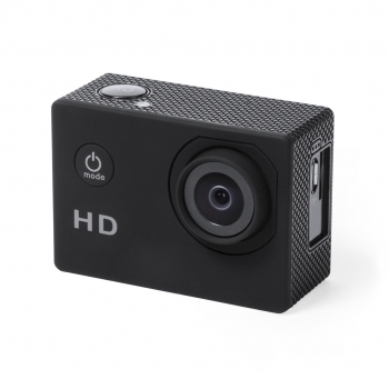 Cámara deportiva 720P con pantalla LCD y 14 accesorios
