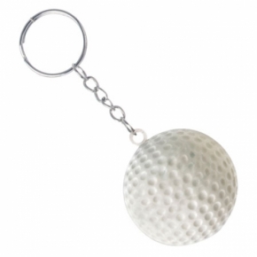 Llavero deportivo con figura de balón de golf