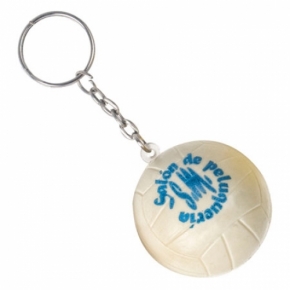 Llavero deportivo con figura de balón de voleibol