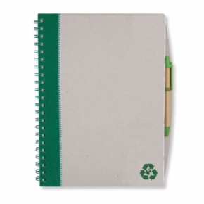Cuaderno A4 de cartón reciclado