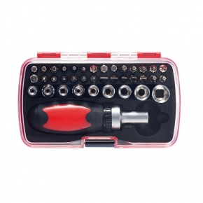 Set herramientas Tool Pro 38 piezas, rojo