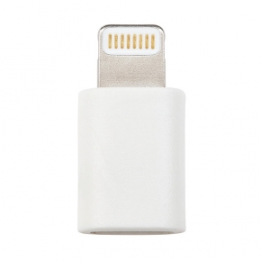 Adaptador con licencia MFi de Micro USB a Apple Lightning