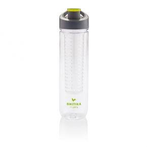 Botella de agua con infusor, verde
