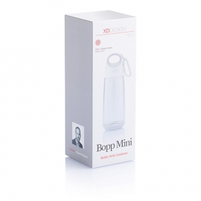 Botella Bopp Mini con mosquetón, blanco