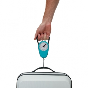 Báscula manual para equipaje, azul