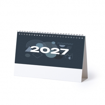 Calendario de sobremesa de cartón con formato compacto