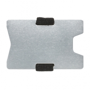 Cartera minimalista de aluminio RFID anti escáner