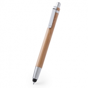 Bolígrafo táctil de bambú