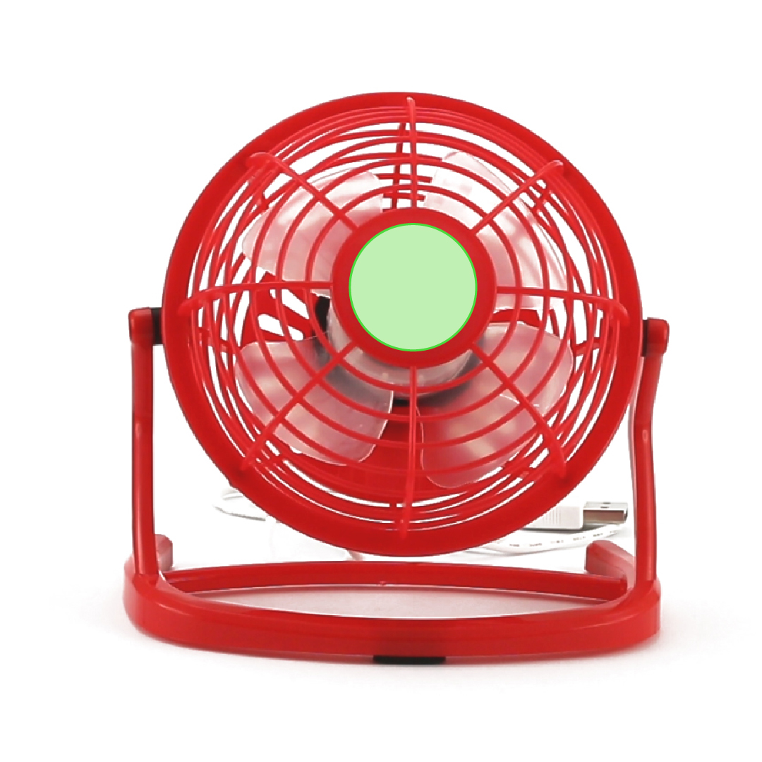 Miniventilador USB de escritorio con hélice ajustable