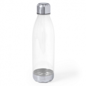 Botella de plástico y tapón de acero inoxidable 750 ml