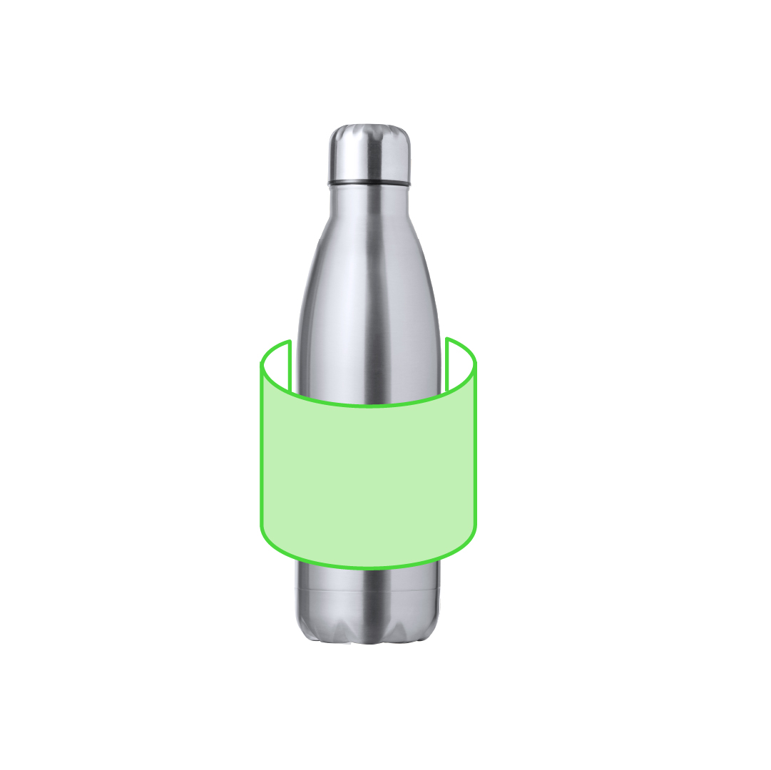 Bidón ergonómico ligero de acero inoxidable 790 ml
