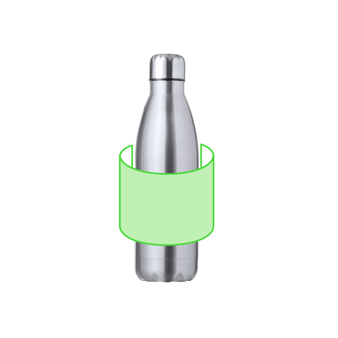 Bidón ergonómico ligero de acero inoxidable 790 ml