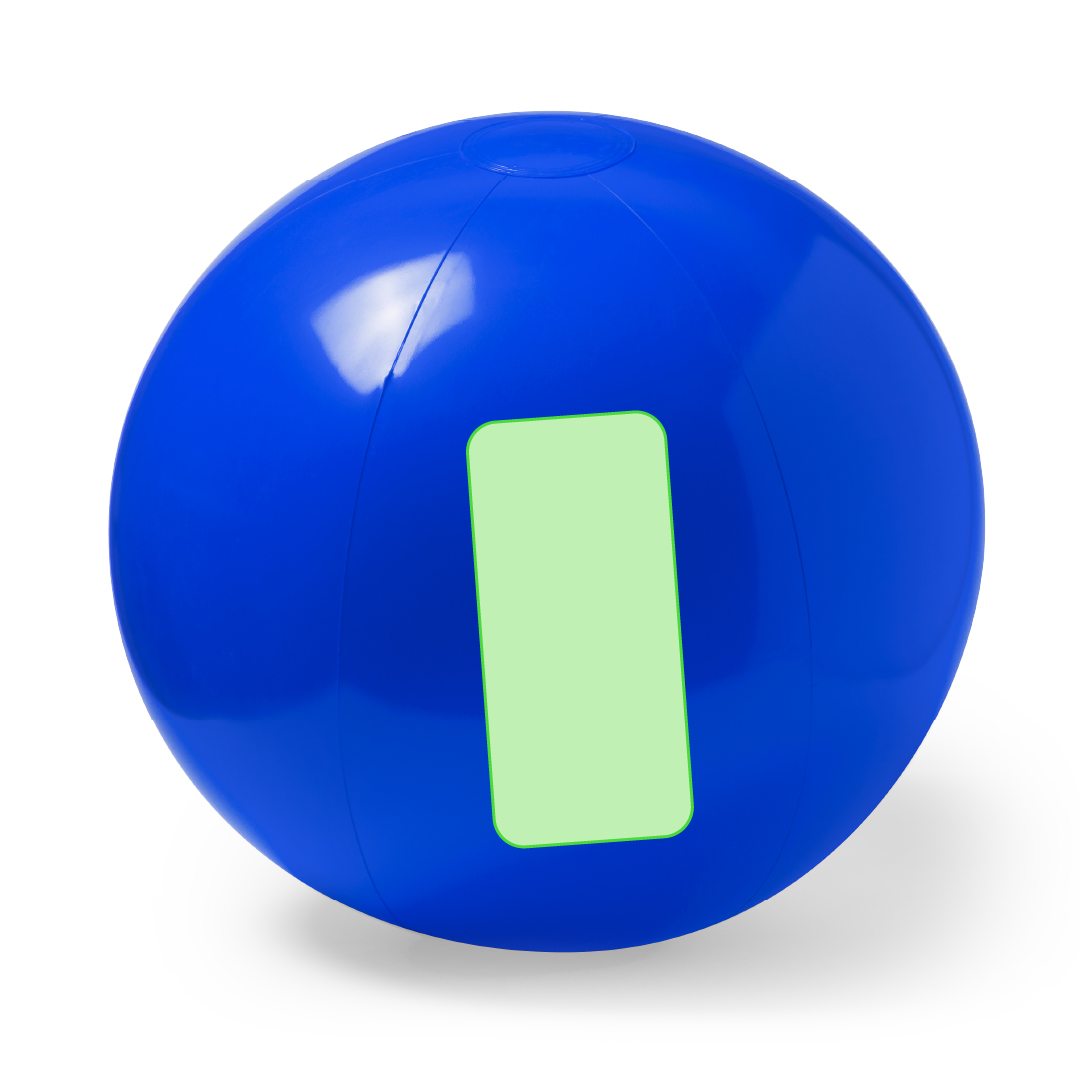 Balón inflable maxi de PVC en variada gama de vivos colores — 47 cm desinflado, 40 cm inflado