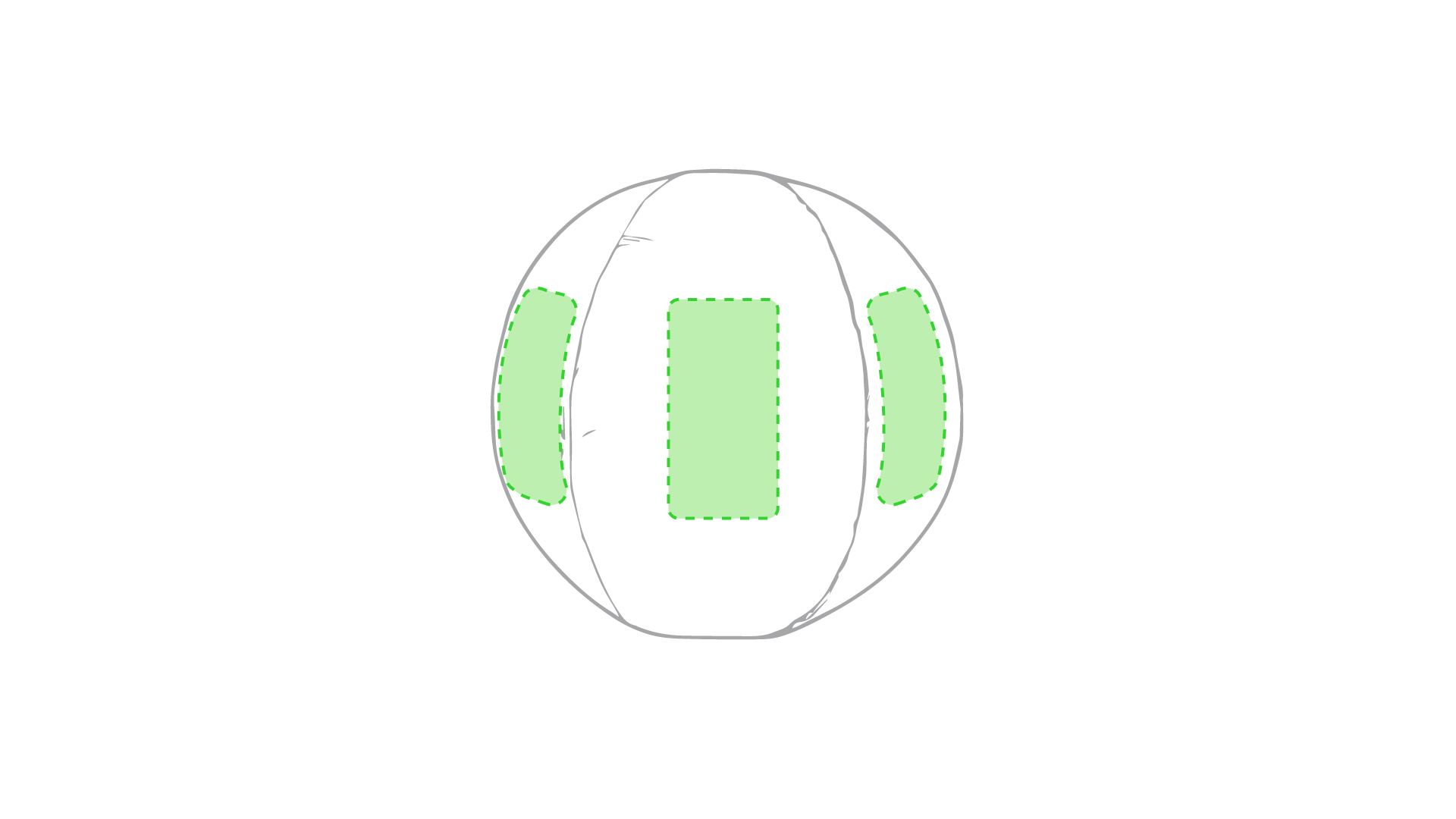 Balón inflable maxi de PVC en variada gama de vivos colores — 47 cm desinflado, 40 cm inflado