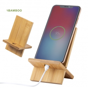 Soporte de bambú para Smartphone