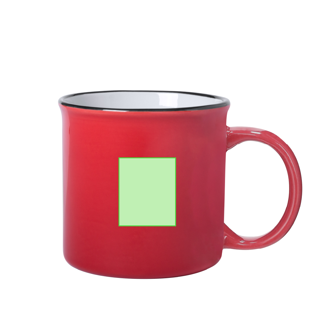 Taza de cerámica con borde extra-ancho 300 ml