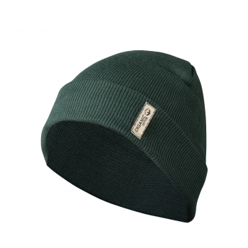 Gorro de algodón orgánico de 400 g/m² hipoalergénico — el único de algodón orgánico del catálogo, en bolsa reciclada