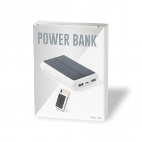 Power banks de 8000 mAh con carga solar